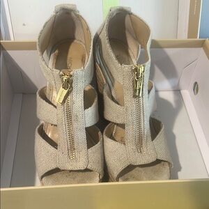Michael Michael Kors Damita zip front wedge sandal